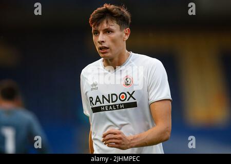 Mansfield, Royaume-Uni. 19th juillet 2022. Anel Ahmedhodzic #15 de Sheffield United à Mansfield, Royaume-Uni, le 7/19/2022. (Photo par Ben Early/News Images/Sipa USA) crédit: SIPA USA/Alay Live News Banque D'Images