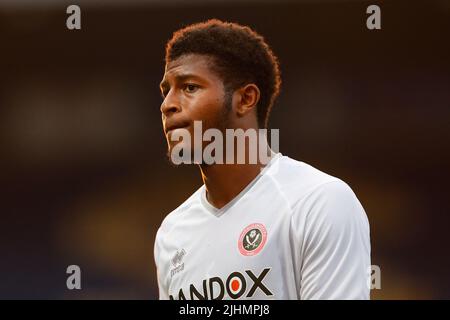 Mansfield, Royaume-Uni. 19th juillet 2022. Rhian Brewster #7 de Sheffield United à Mansfield, Royaume-Uni, le 7/19/2022. (Photo par Ben Early/News Images/Sipa USA) crédit: SIPA USA/Alay Live News Banque D'Images