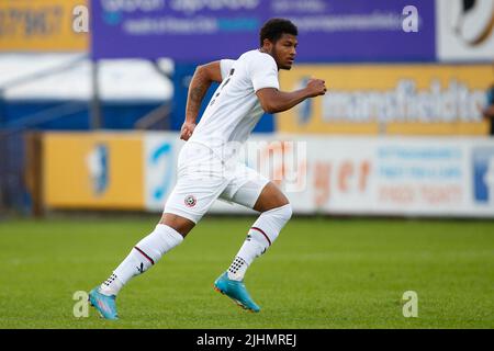 Mansfield, Royaume-Uni. 19th juillet 2022. Rhian Brewster #7 de Sheffield United à Mansfield, Royaume-Uni, le 7/19/2022. (Photo par Ben Early/News Images/Sipa USA) crédit: SIPA USA/Alay Live News Banque D'Images