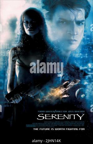 SUMMER GLAU, Nathan Fillion, la sérénité de l'affiche, 2005 Banque D'Images