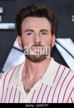 19 juillet 2022. Londres, Royaume-Uni. Chris Evans arrive au Gray Man Special screening, BFI Southbank, Londres. Crédit : Doug Peters/EMPICS/Alamy Live News Banque D'Images