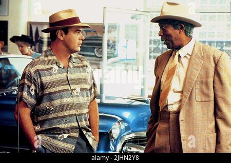 DAN AYKROYD, Morgan Freeman, Driving Miss Daisy, 1989 Banque D'Images