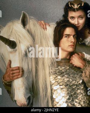 Licorne, TOM CRUISE, MIA SARA, Légende, 1985 Banque D'Images