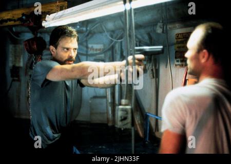 MICHAEL BIEHN, ED HARRIS, L'ABÎME, 1989 Banque D'Images