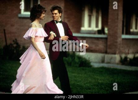 LORI SINGER, Kevin Bacon, Footloose, 1984 Banque D'Images