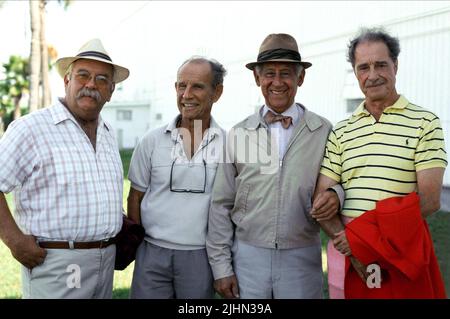 WILFORD BRIMLEY, Hume CRONYN, JACK GILFORD, DON AMECHE, COCOON, 1985 Banque D'Images