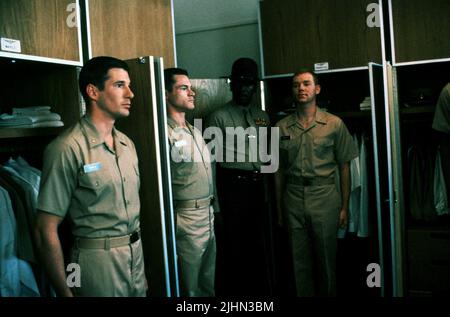 RICHARD GERE, DAVID KEITH, LOUIS GOSSETT JR., DAVID CARUSO, OFFICIER ET GENTLEMAN, 1982 Banque D'Images