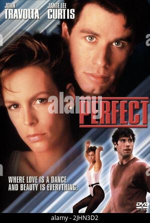 JAMIE LEE CURTIS, John Travolta POSTER, parfait, 1985 Banque D'Images