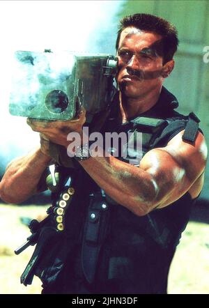 ARNOLD SCHWARZENEGGER, commando, 1985 Banque D'Images