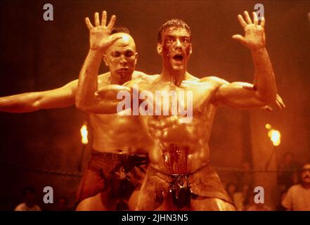 MICHEL QISSI, JEAN-CLAUDE VAN DAMME, KICKBOXER, 1989 Banque D'Images