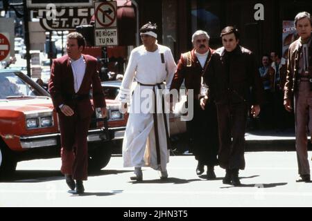 WILLIAM SHATNER, Leonard Nimoy, James Doohan, Walter Koenig, DEFOREST KELLEY, STAR TREK IV : THE VOYAGE HOME, 1986 Banque D'Images