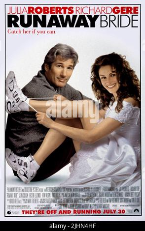 JULIA ROBERTS, Richard Gere, RUNAWAY BRIDE, 1999 Banque D'Images