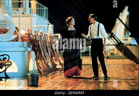 KATE WINSLET, leonardo dicaprio, TITANIC, 1997 Banque D'Images