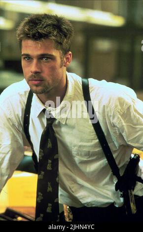 BRAD PITT, SE7EN, 1995 Banque D'Images