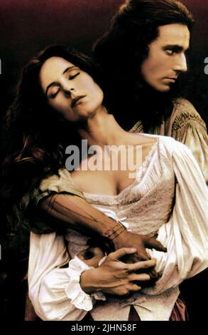 MADELEINE STOWE, DANIEL DAY-LEWIS, le dernier des Mohicans, 1992 Banque D'Images