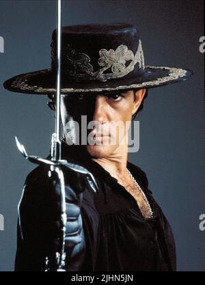 ANTONIO BANDERAS, LE MASQUE DE ZORRO, 1998 Banque D'Images