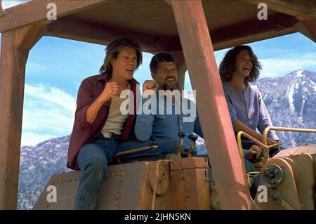 KEVIN BACON, FRED WARD, FINN CARTER, tremblements, 1990 Banque D'Images