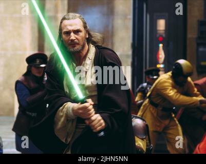 LIAM NEESON, Star Wars : Episode I - LA MENACE FANTÔME, 1999 Banque D'Images