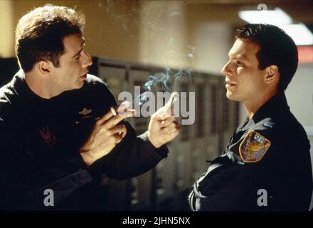 JOHN TRAVOLTA, CHRISTIAN SLATER, BROKEN ARROW, 1996 Banque D'Images