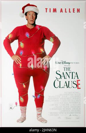 TIM ALLEN AFFICHE, LA CLAUSE SANTA, 1994 Banque D'Images