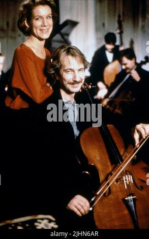 JULIET STEVENSON, Alan Rickman, follement vraiment profondément, 1990 Banque D'Images