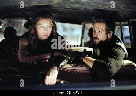 JESSICA BIEL, RYAN REYNOLDS, BLADE : TRINITY, 2004 Banque D'Images