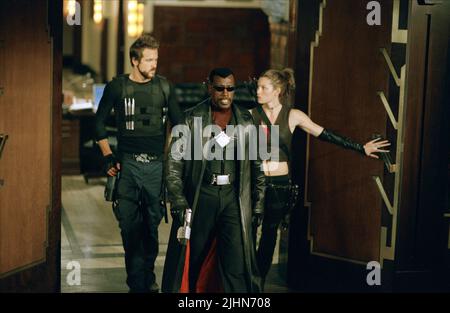 RYAN REYNOLDS, Wesley Snipes, JESSICA BIEL, BLADE : TRINITY, 2004 Banque D'Images