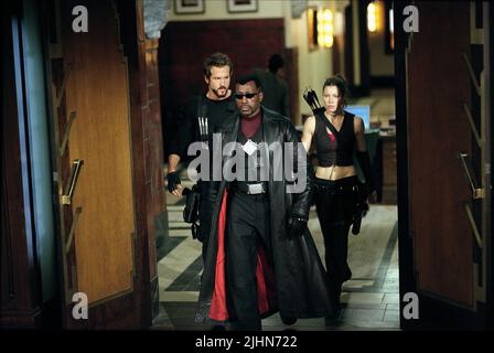 RYAN REYNOLDS, Wesley Snipes, JESSICA BIEL, BLADE : TRINITY, 2004 Banque D'Images