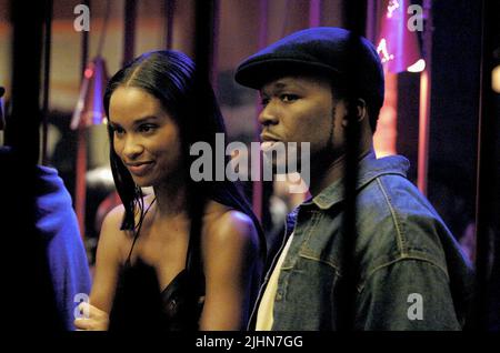 JOY BRYANT, CURTIS JACKSON AKA 50 CENT, GET RICH OR DIE CUPIDE, 2005 Banque D'Images