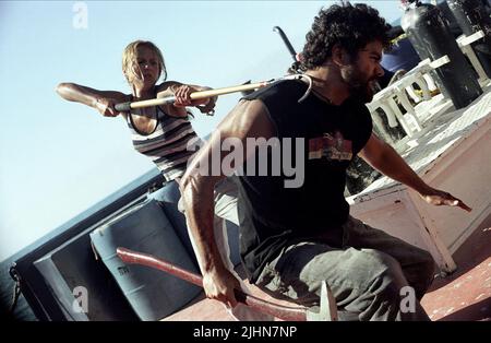 JESSICA ALBA, DANS LE BLEU, 2005 Banque D'Images