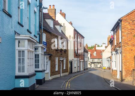 Maisons d'époque, Park Street, Towcester, Northamptonshire, Angleterre, Royaume-Uni Banque D'Images