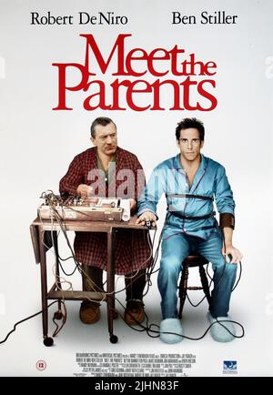 ROBERT DE NIRO, BEN STILLER AFFICHE, RÉPONDRE AUX PARENTS, 2000 Banque D'Images