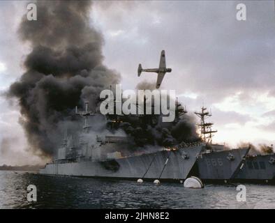 L'attaque japonaise sur Pearl Harbour, scène, 2001 Banque D'Images