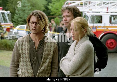 JOHNNY DEPP, Maria Bello, TIMOTHY HUTTON, Fenêtre secrète, 2004 Banque D'Images