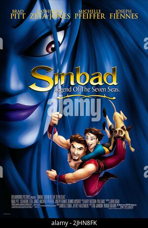 SINBAD, MARINA, Spike, Sinbad : LEGEND OF THE SEVEN SEAS, 2003 Banque D'Images