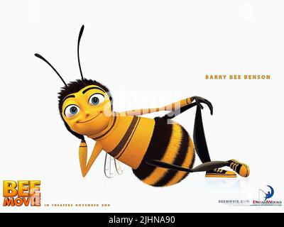 L'affiche de Barry B. Benson, 2007, Bee Movie Banque D'Images