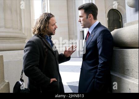 RUSSELL CROWE, Ben Affleck, ÉTAT DES LIEUX, 2009 Banque D'Images