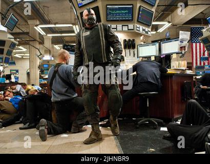 TOM HARDY, THE DARK KNIGHT RISES, 2012 Banque D'Images