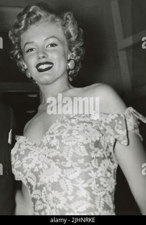Marilyn Monroe en franchise Banque D'Images
