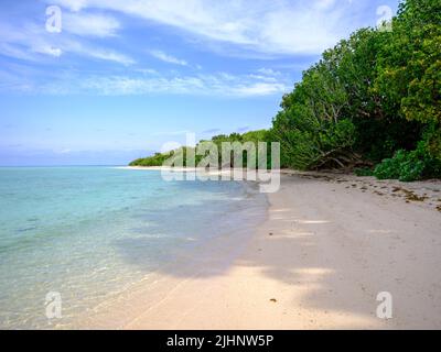 Kondoi Beach, l'île de Taketomi, Okinawa Prefecture, Japan Banque D'Images