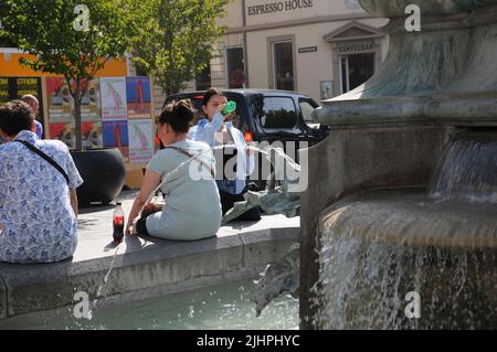 Copenhague /Danemark/16 juillet 2022/ petit marché aux puces sur Christianshav torv s.q. sur christianhavn dans la capitale danoise Copenhague (photo..Francis Dean/Dean Pictures. Banque D'Images