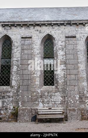 Extérieur de St Jean l'église évangéliste à Treslothan, Camborne Banque D'Images