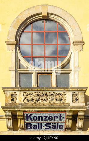 Dresde, Saxe, Allemagne: Konzert-ball-Säle, Ballhaus des éhemaligen Kurhauss in Klotzsche, ein Baudenkmal aus wilhelminischer Zeit, ursprünglic Banque D'Images