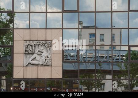 France, Ile de France, 15th arrondissement de Paris, Boulevard de Grenelle, siège de la Fédération française de football, FFF, Banque D'Images