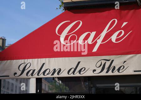 France, Ile de France, 6th arrondissement de Paris, rue de Rennes, café béning, salon de thé, Banque D'Images