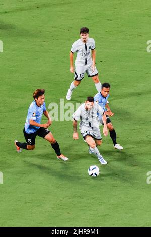 Tokyo, Japon. 20th juillet 2022. Lionel Messi de Paris Saint-Germain en action au Stade National de Tokyo. Paris Saint-Germain 2 - 1 Kawasaki Frontale. (Image de crédit: © Rodrigo Reyes Marin/ZUMA Press Wire) Banque D'Images