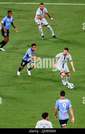 Tokyo, Japon. 20th juillet 2022. Lionel Messi de Paris Saint-Germain en action au Stade National de Tokyo. Paris Saint-Germain 2 - 1 Kawasaki Frontale. (Image de crédit: © Rodrigo Reyes Marin/ZUMA Press Wire) Banque D'Images