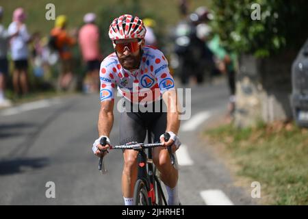 Peyragudes, France. 20th juillet 2022. Simon Geschke d'Allemagne et Team Cofidis en action lors de l'étape 17 du Tour de France, Saint-Gaudens à Peyragudes. Crédit : Alex Broadway/Alay Live News Banque D'Images