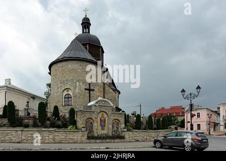 L'église Holy Trinity, Kiev, Ukraine Banque D'Images