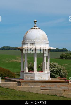 Mémorial de la guerre de Chatte sur les South Downs près de Brighton, en Angleterre Banque D'Images